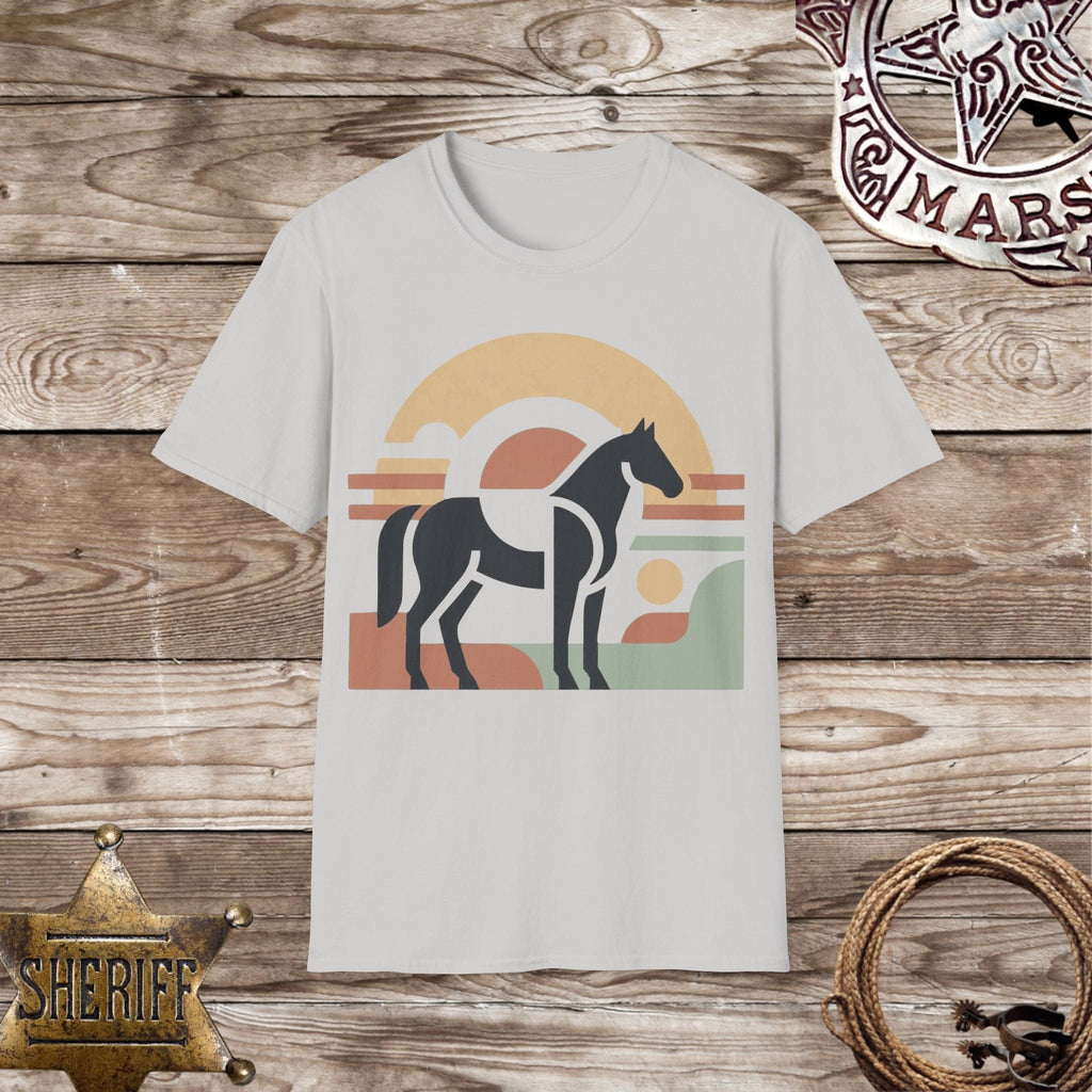 Retro Sunset Horse T-Shirt