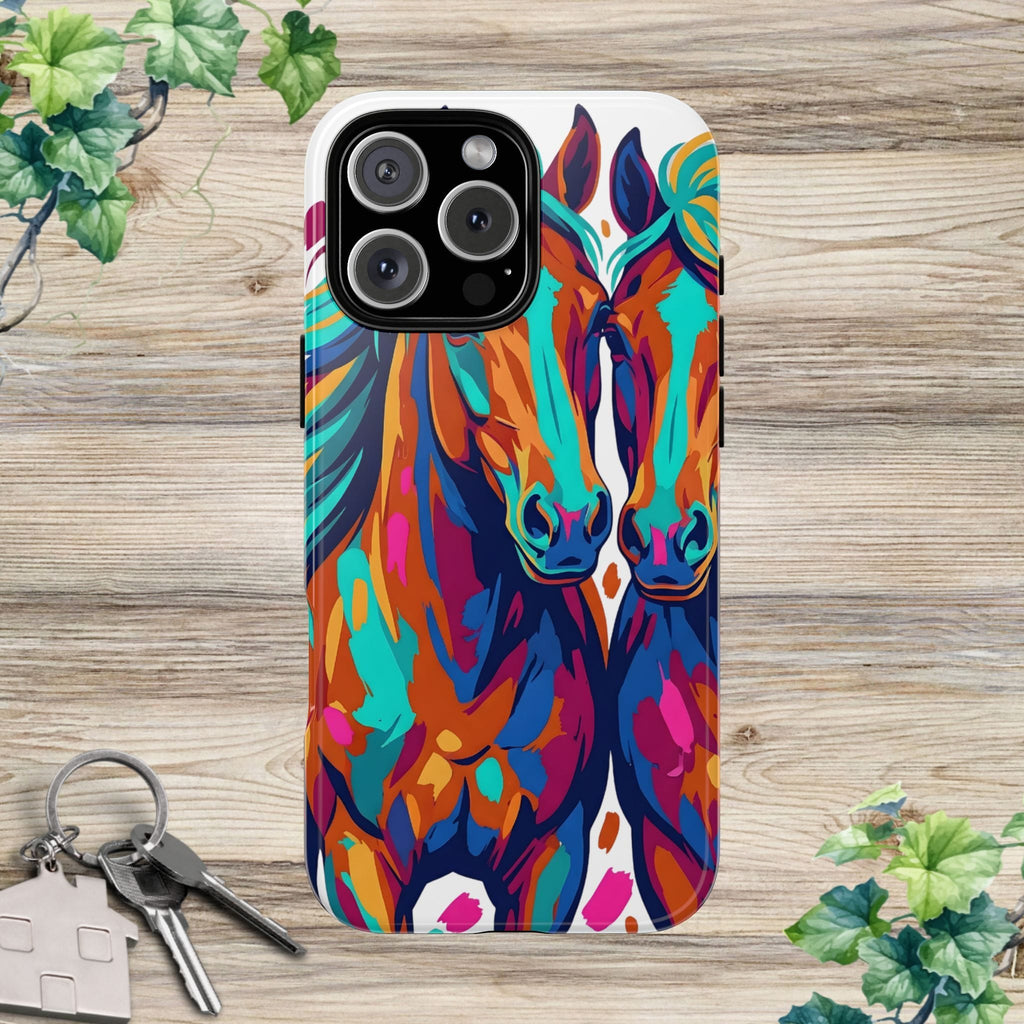Vibrant Pop Art Equine Phone Case