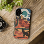 Mountain and Wolf -Phone Case