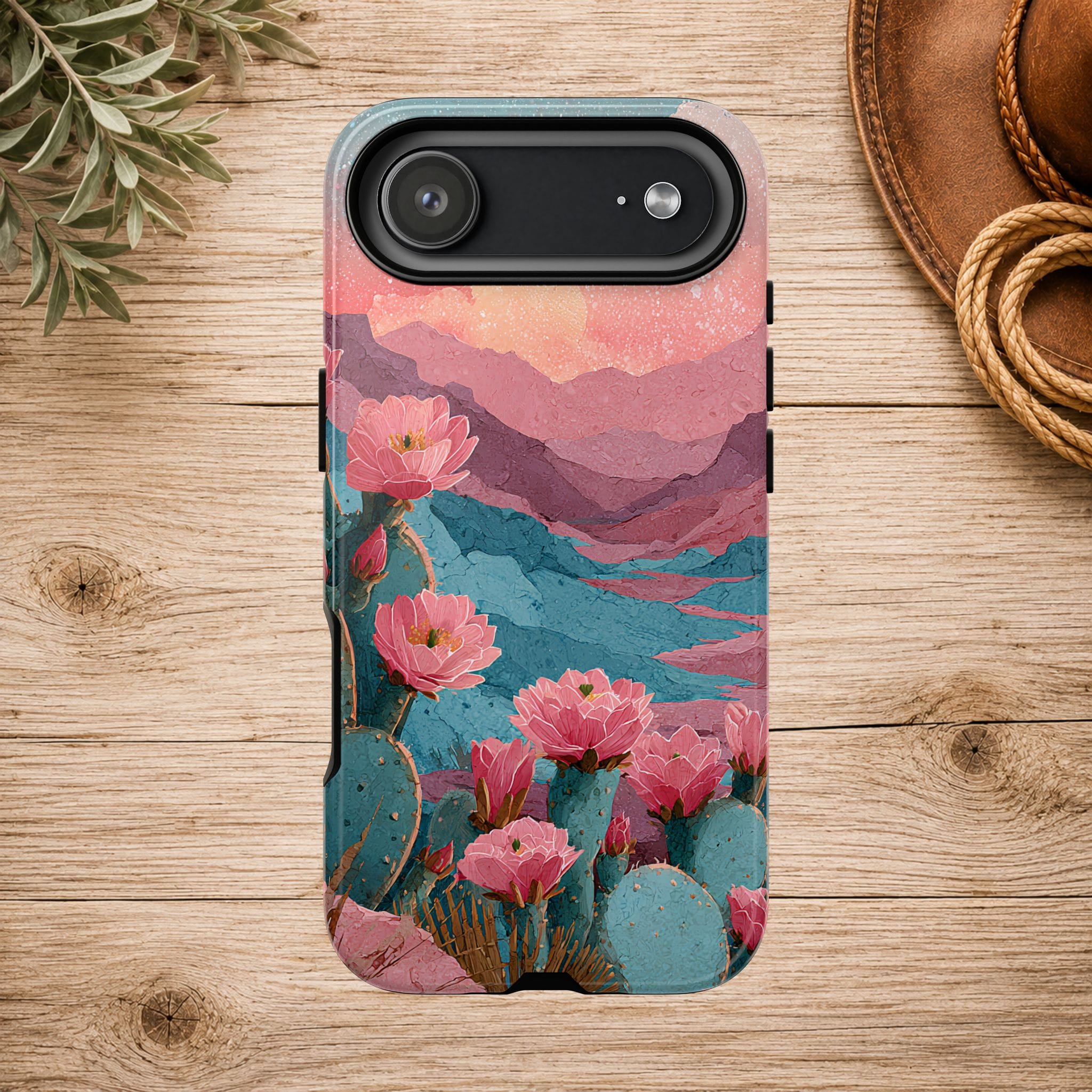 Desert Bloom Sunset Phone Case