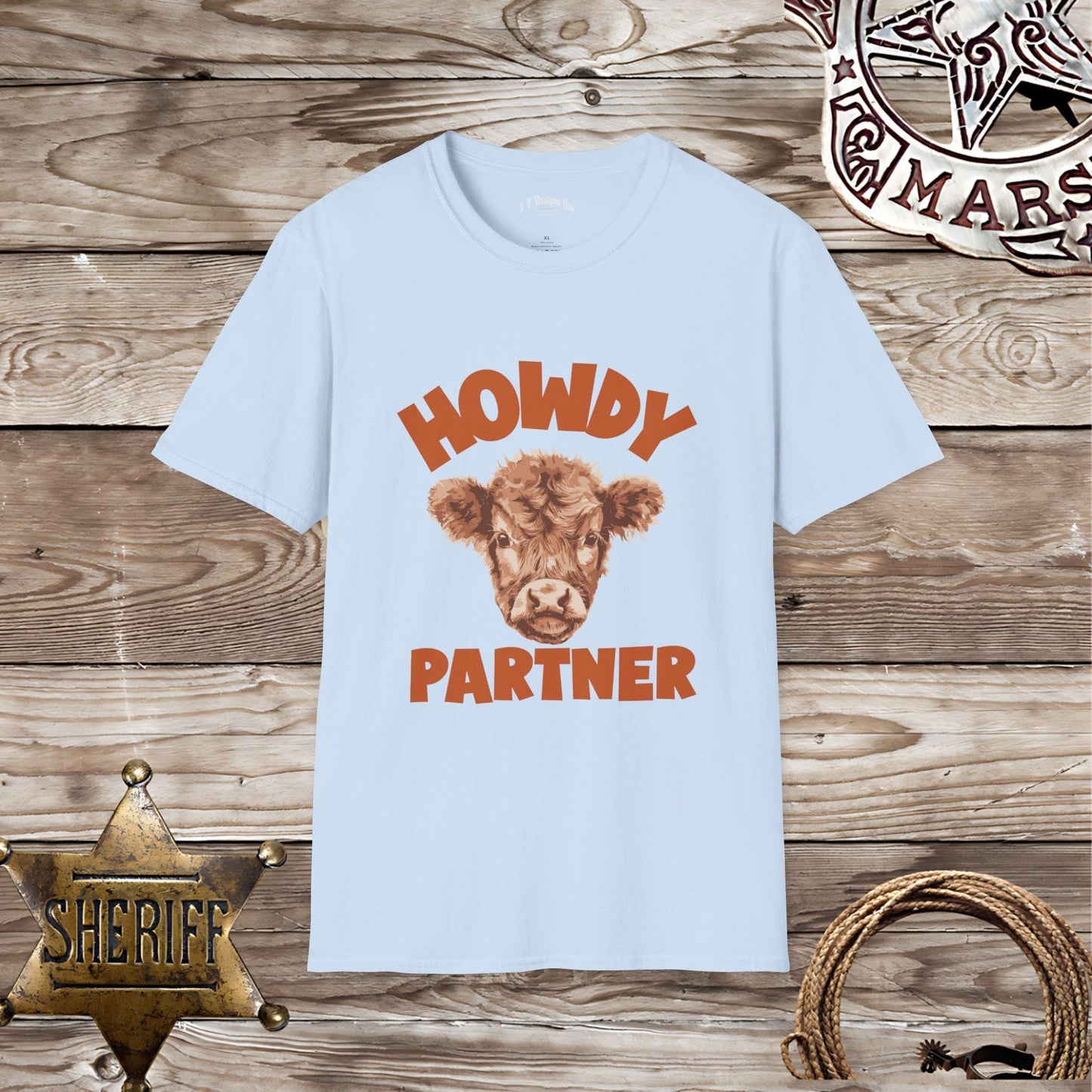 Softstyle Unisex T-Shirt: Howdy Partner