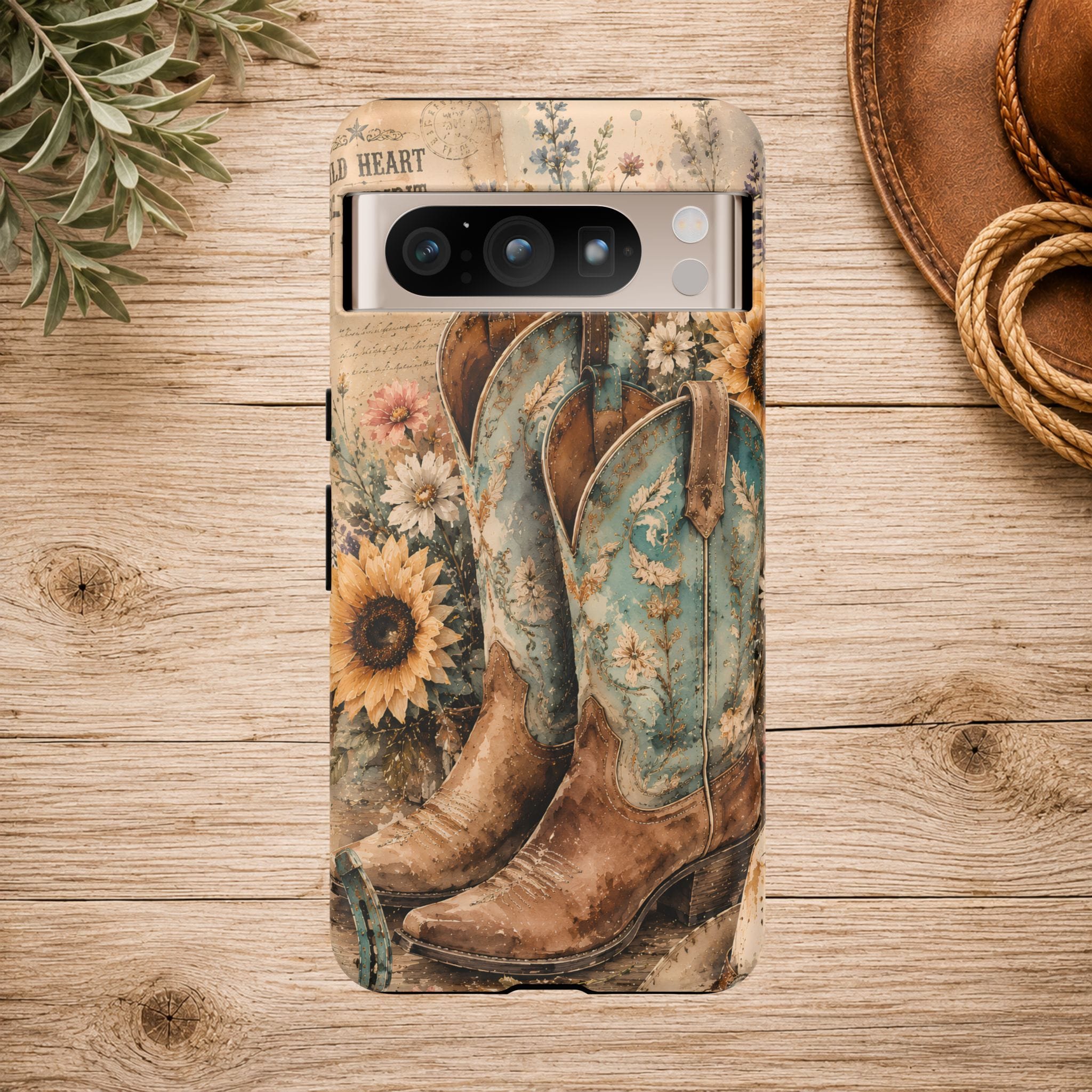 Rustique Sunflower Western iPhone Cover