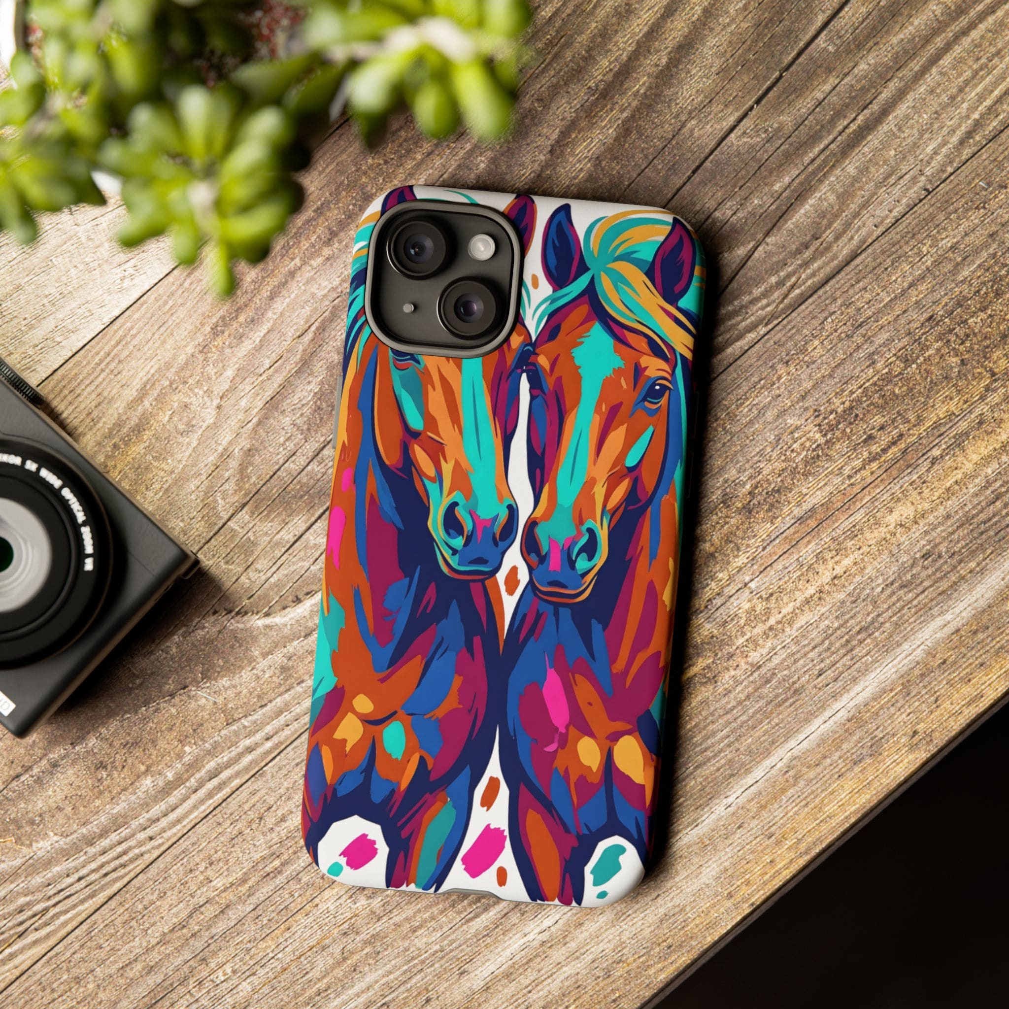 Vibrant Pop Art Equine Phone Case
