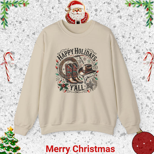 Unisex Heavy Blend™ Crewneck Sweatshirt - Happy Holidays