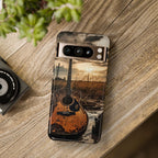 Guitar in a Wet Field -Phone Case