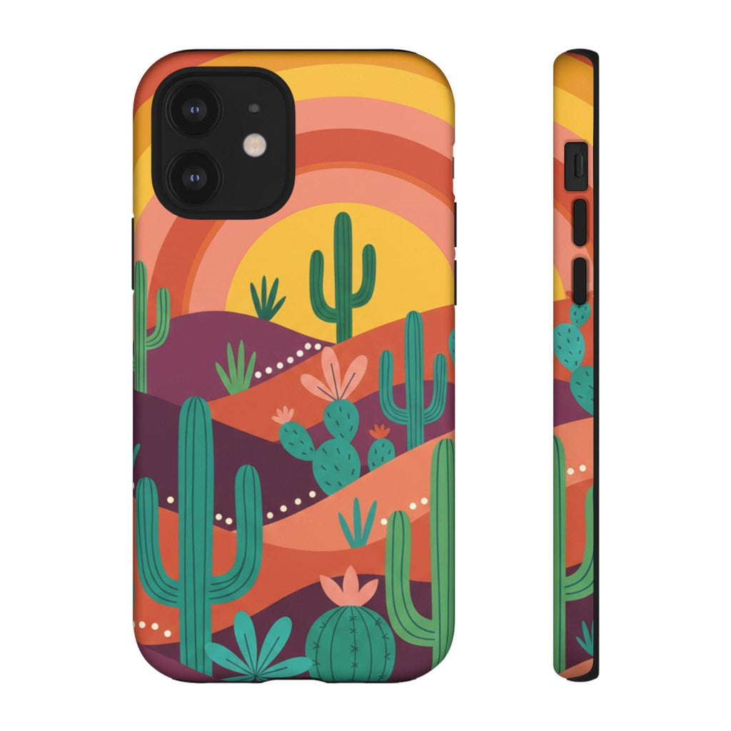 Desert Sunset Cactus Phone Case