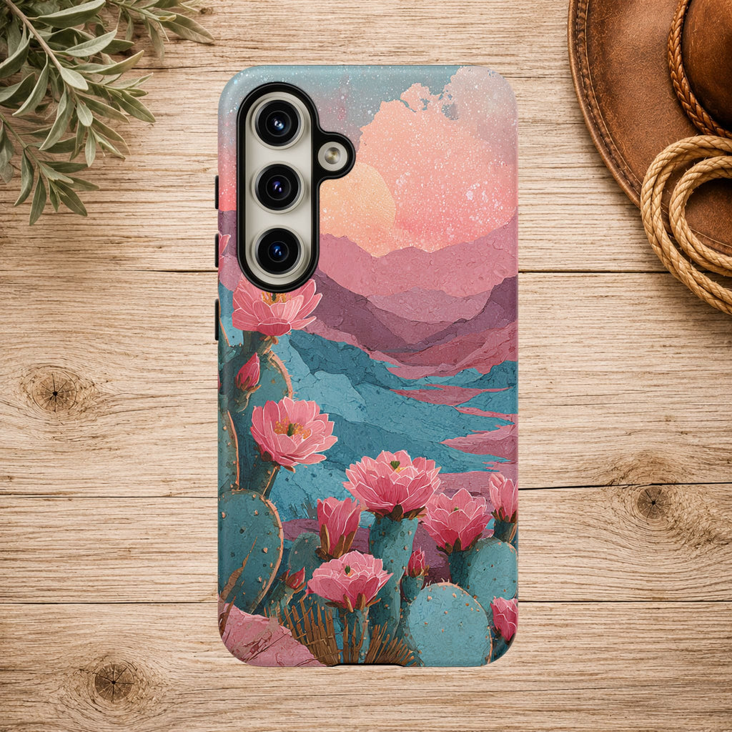 Desert Bloom Sunset Phone Case