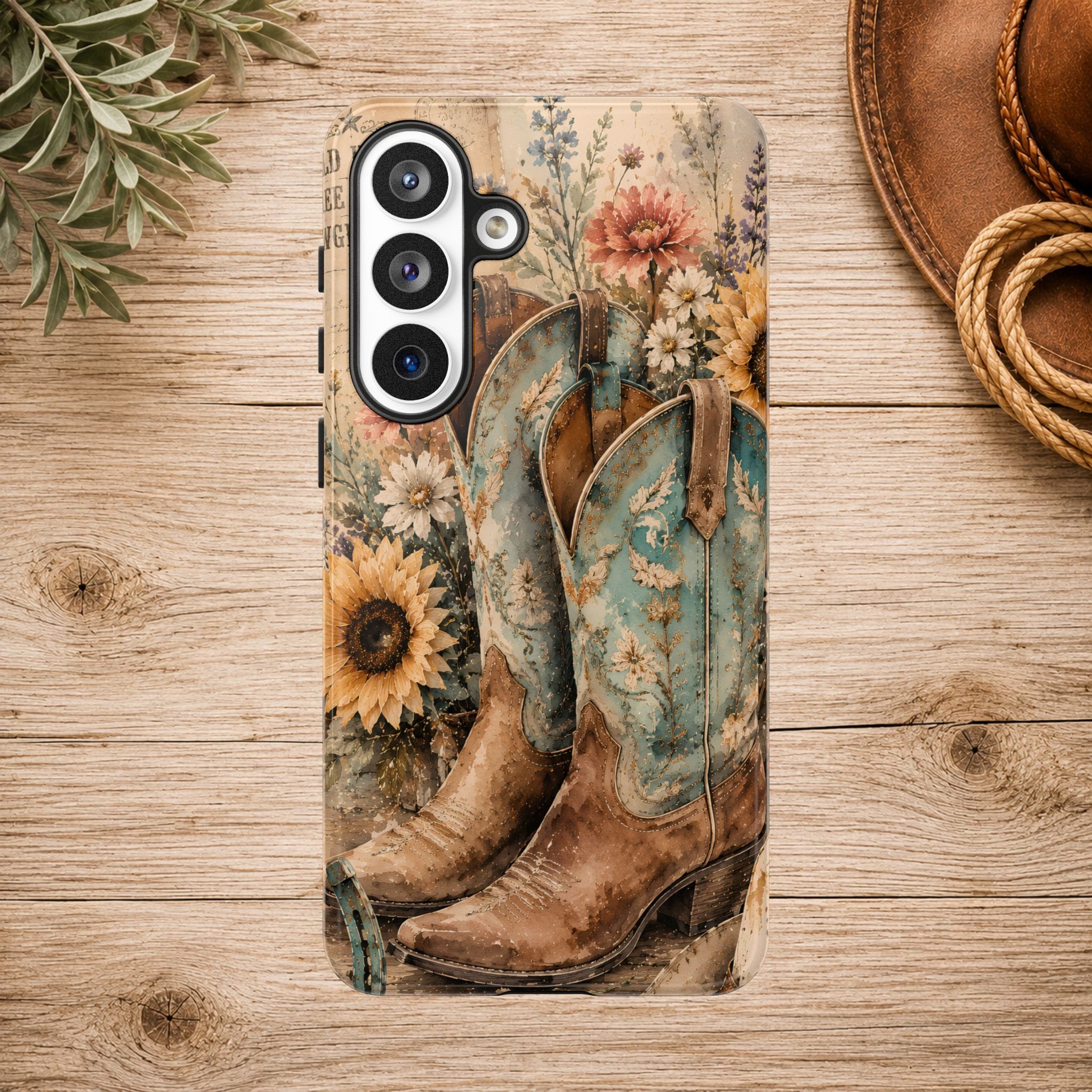Rustique Sunflower Western iPhone Cover