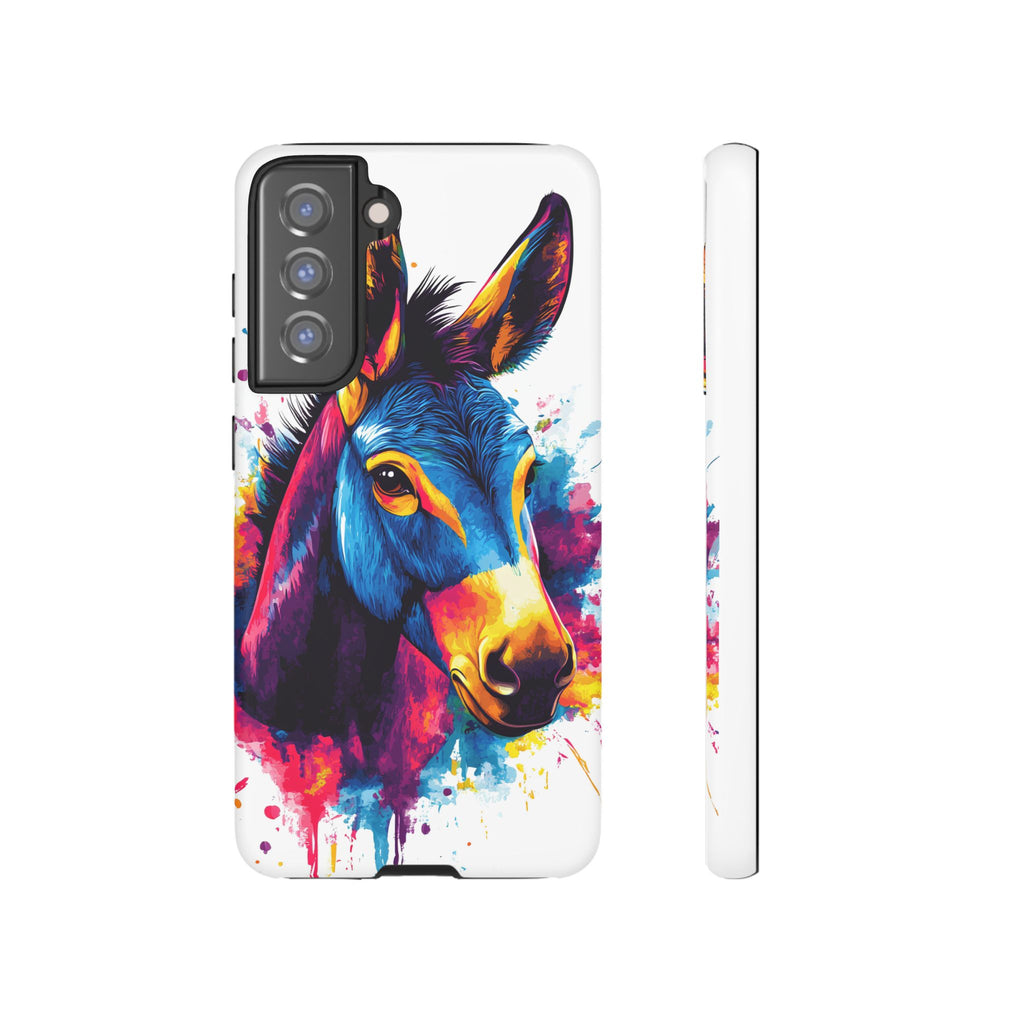 Color Splash Donkey Phone Case