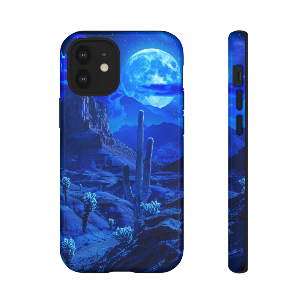 Blue Desert Moon Phone Case