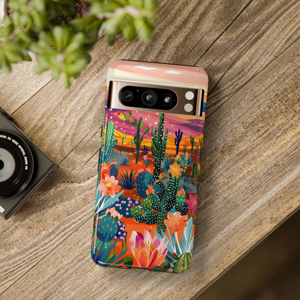 Colorful Cactus Phone Case