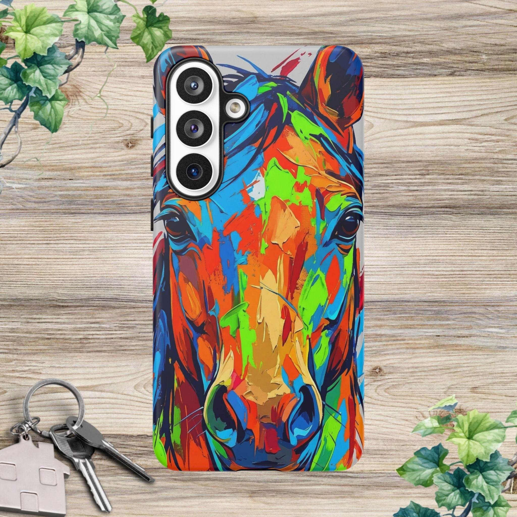 Colorful Abstract Horse Phone Case