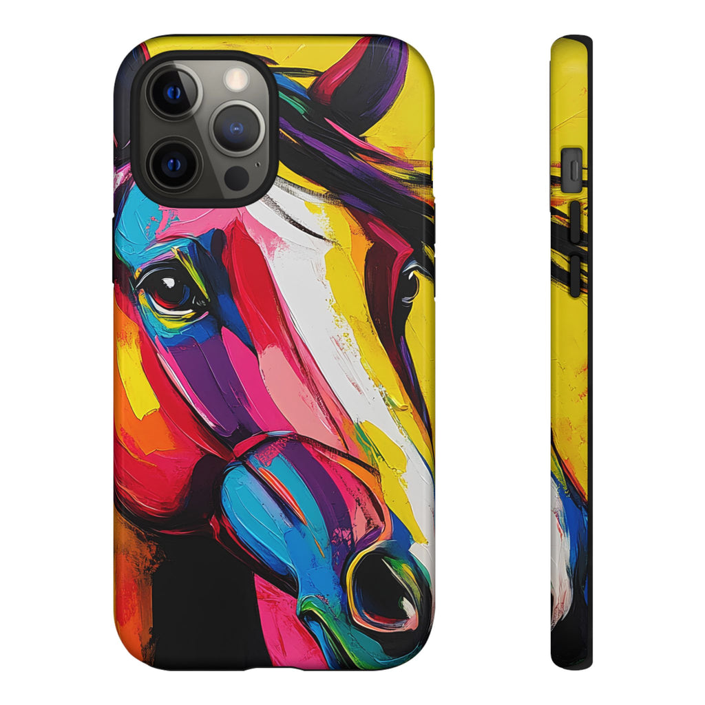Abstract Colorful Horse Phone Case