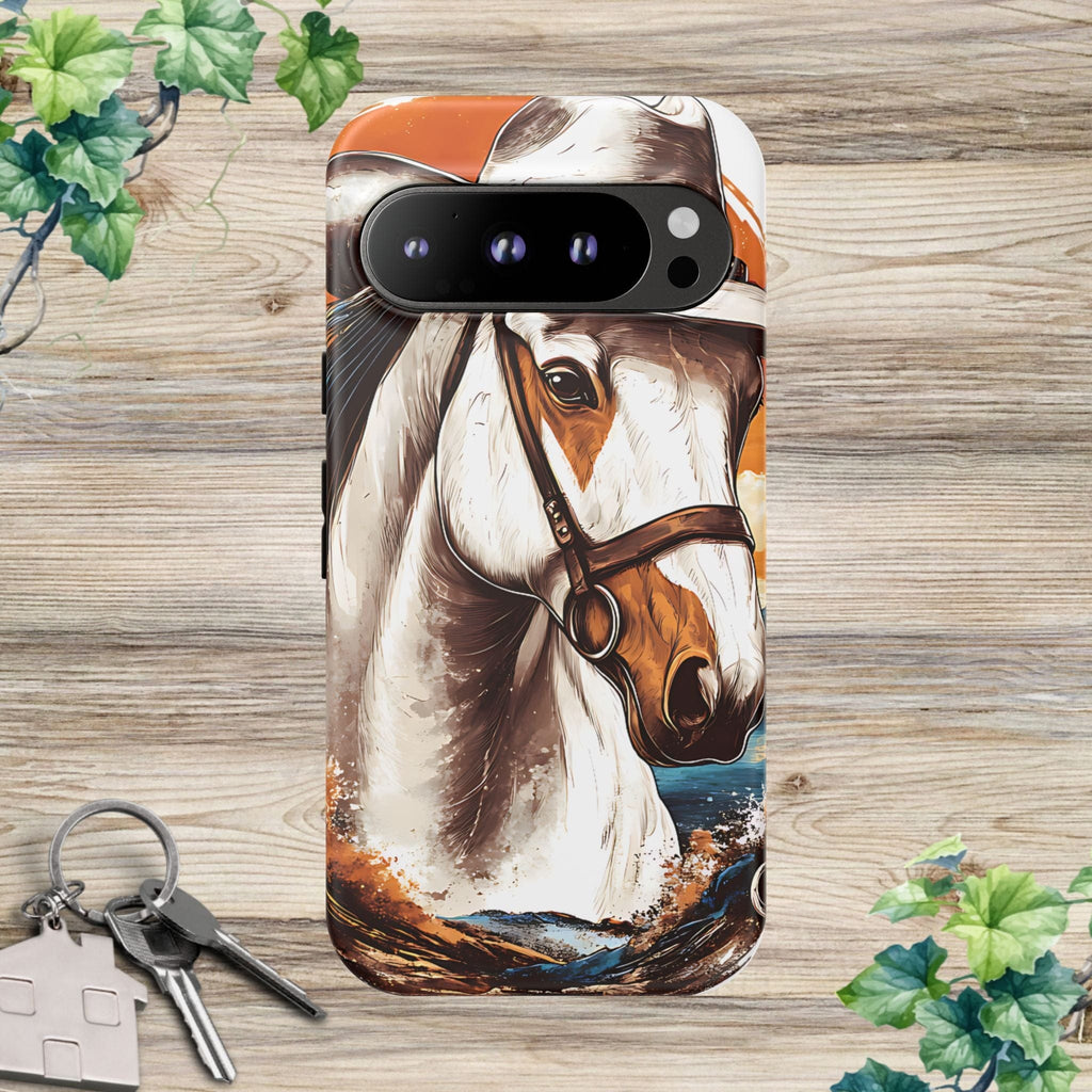 White Hat Horse-Phone Cases
