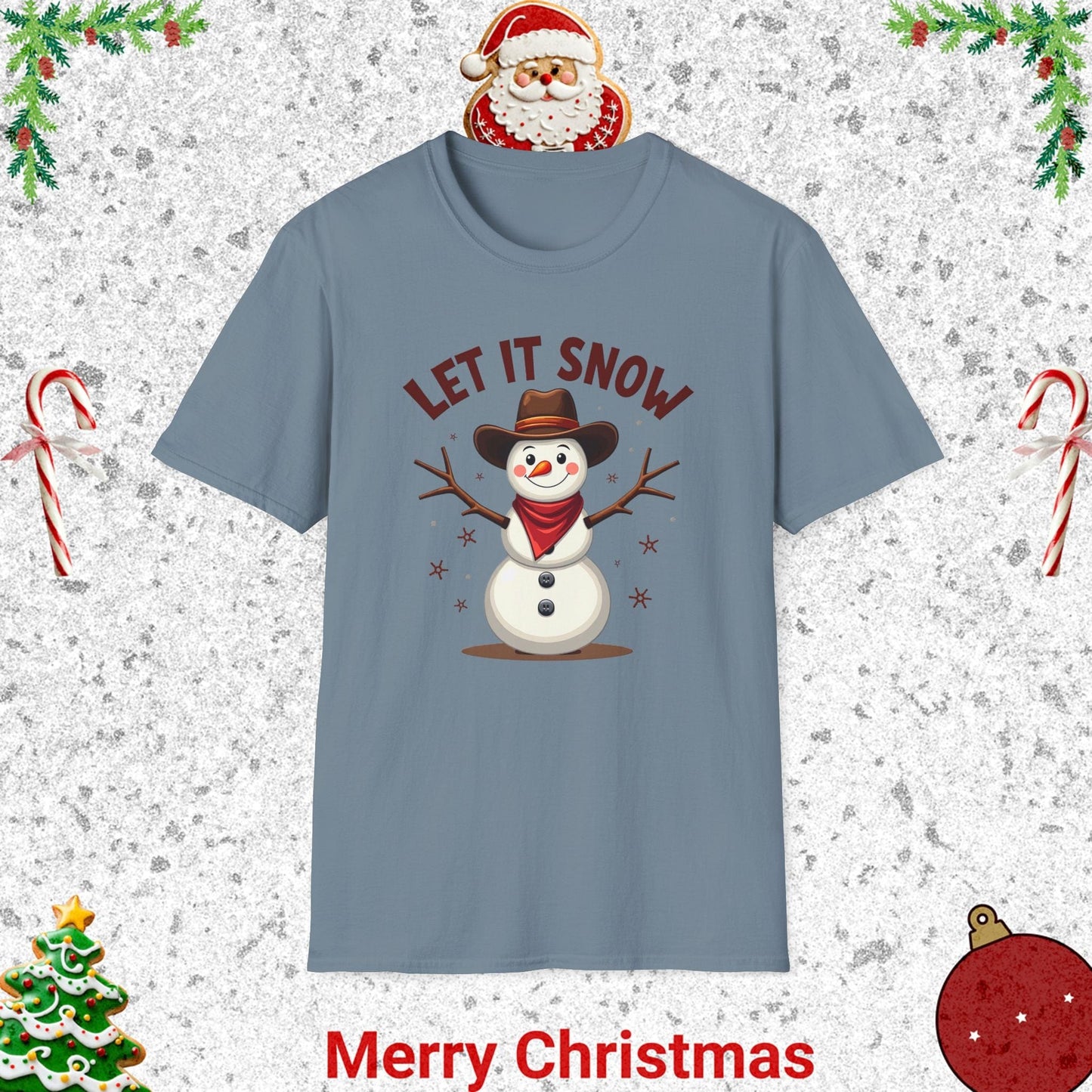 Softstyle Unisex  T-Shirt - Let it Snow