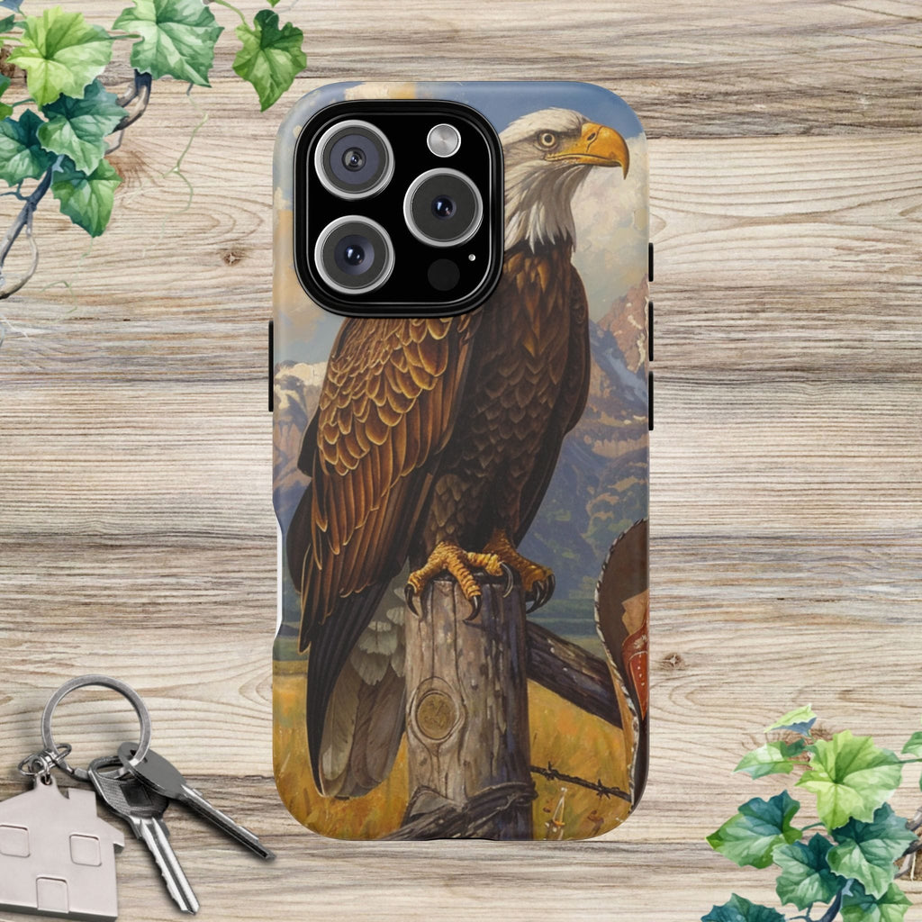 Vintage Bald Eagle Patriotic Phone Case