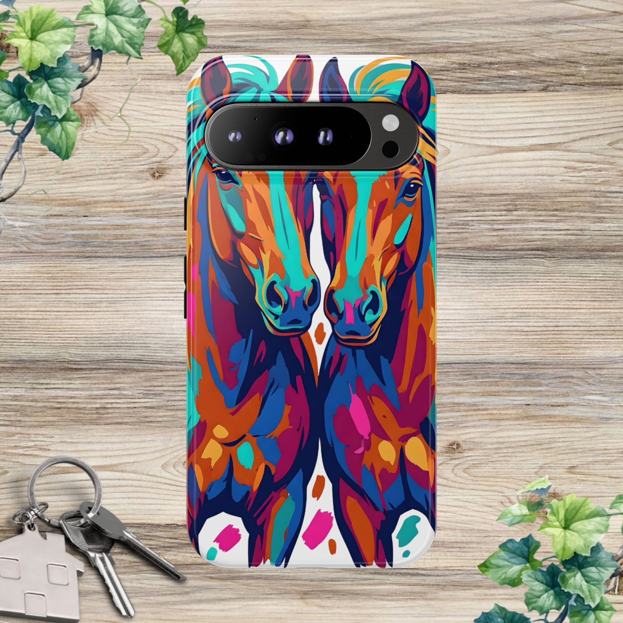 Vibrant Pop Art Equine Phone Case