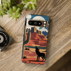 Mountain and Wolf -Phone Case