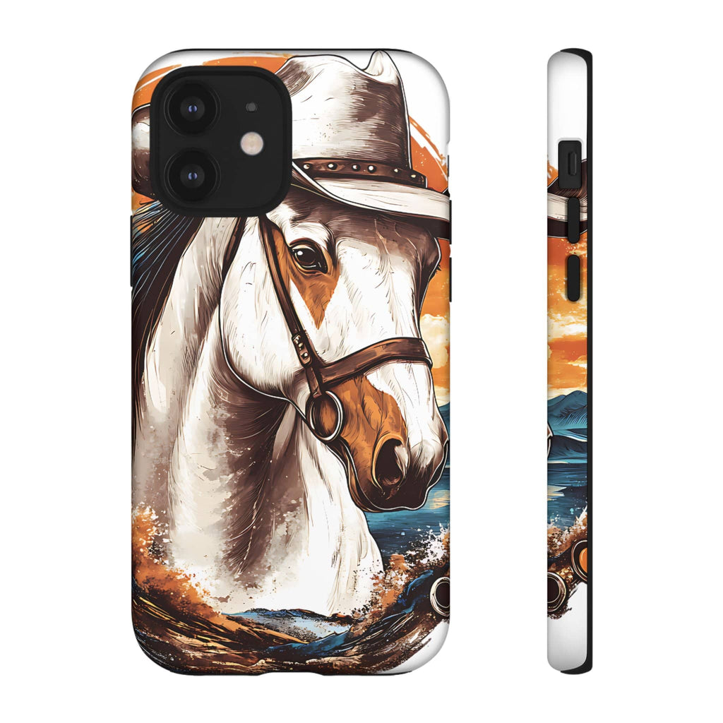 White Hat Horse-Phone Cases