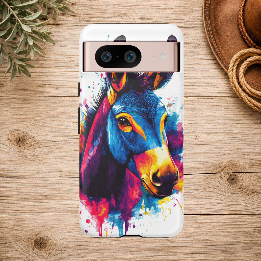 Color Splash Donkey Phone Case