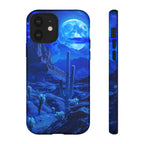 Blue Desert Moon Phone Case