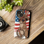 Patriotic Cowboy Bunny Phone Case