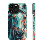 Colorful Horse Head – Turquoise