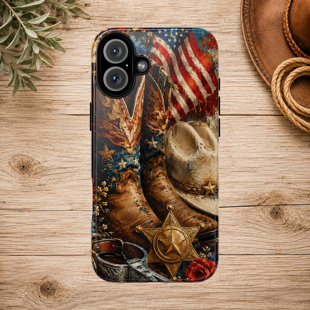 Patriotic Cowgirl Phone Case