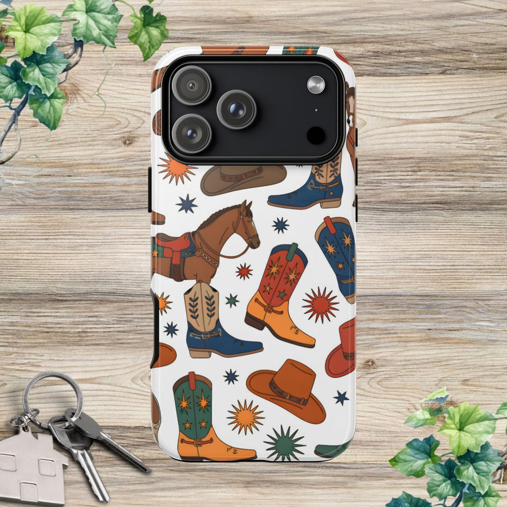 Cowboy Boots, Hats & Horses Phone Case