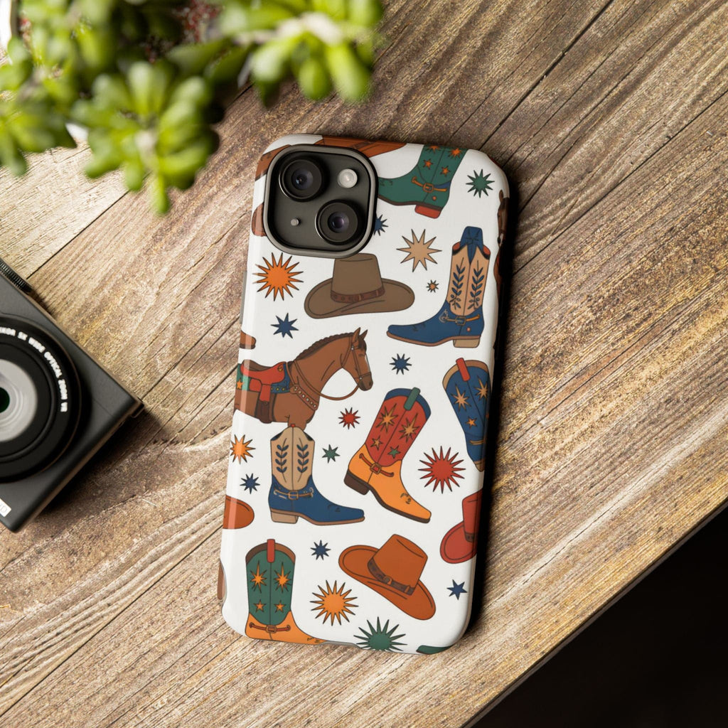 Cowboy Boots, Hats & Horses Phone Case