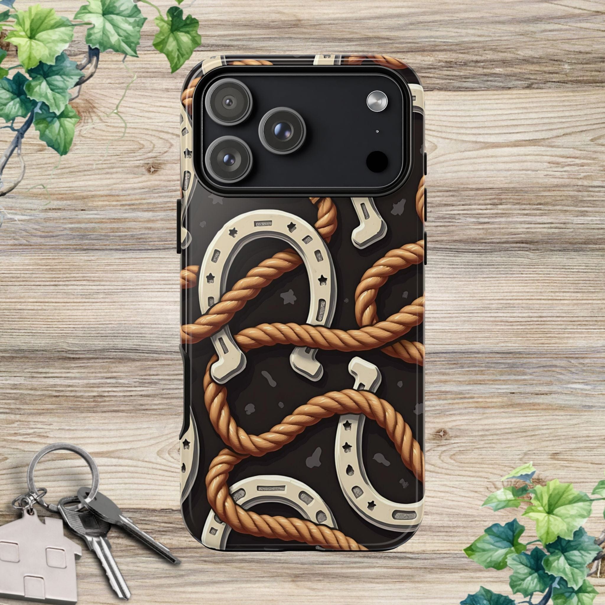 Horseshoes and Ropes-Phone Case
