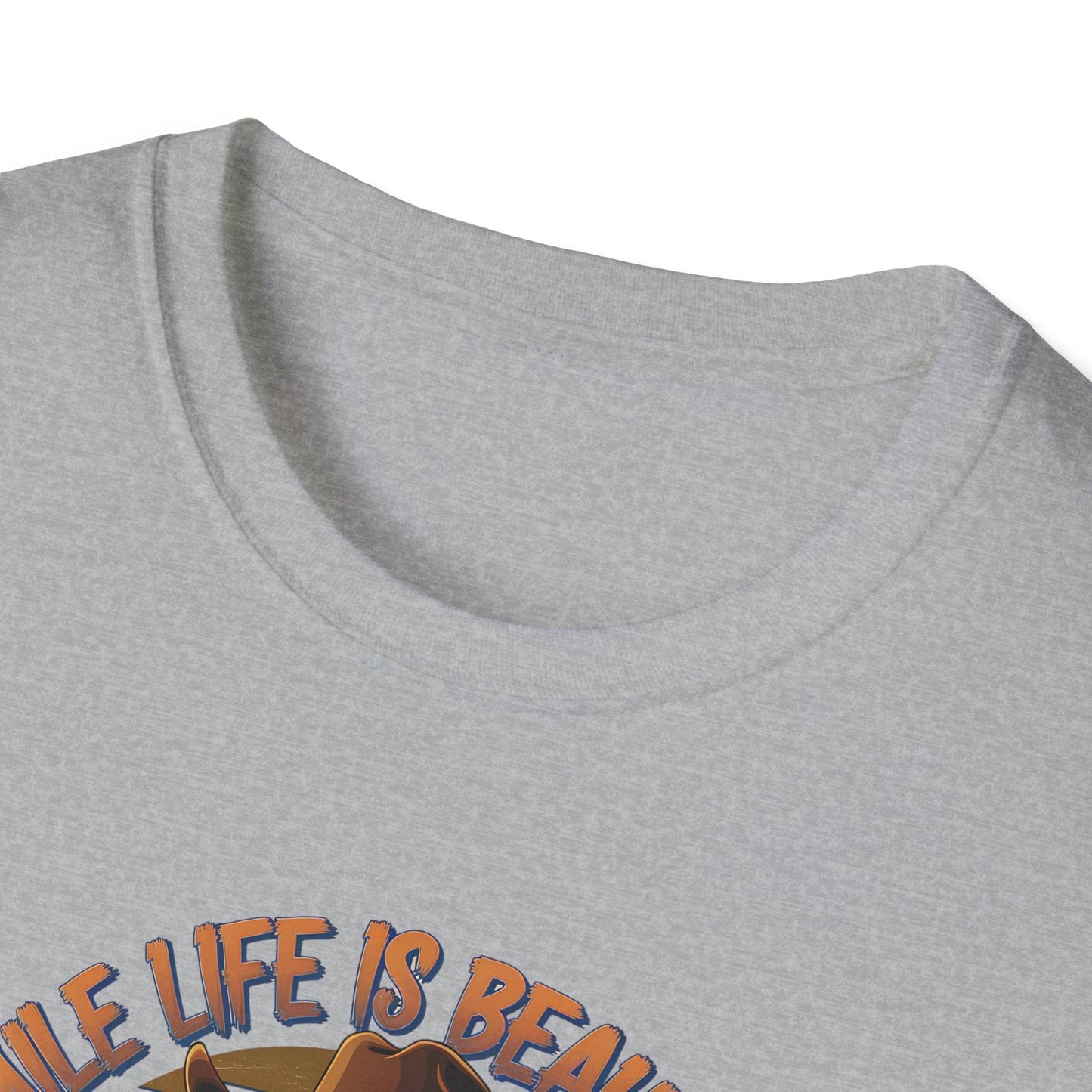 Softstyle Unisex T-Shirt: Smile Life is Beautiful