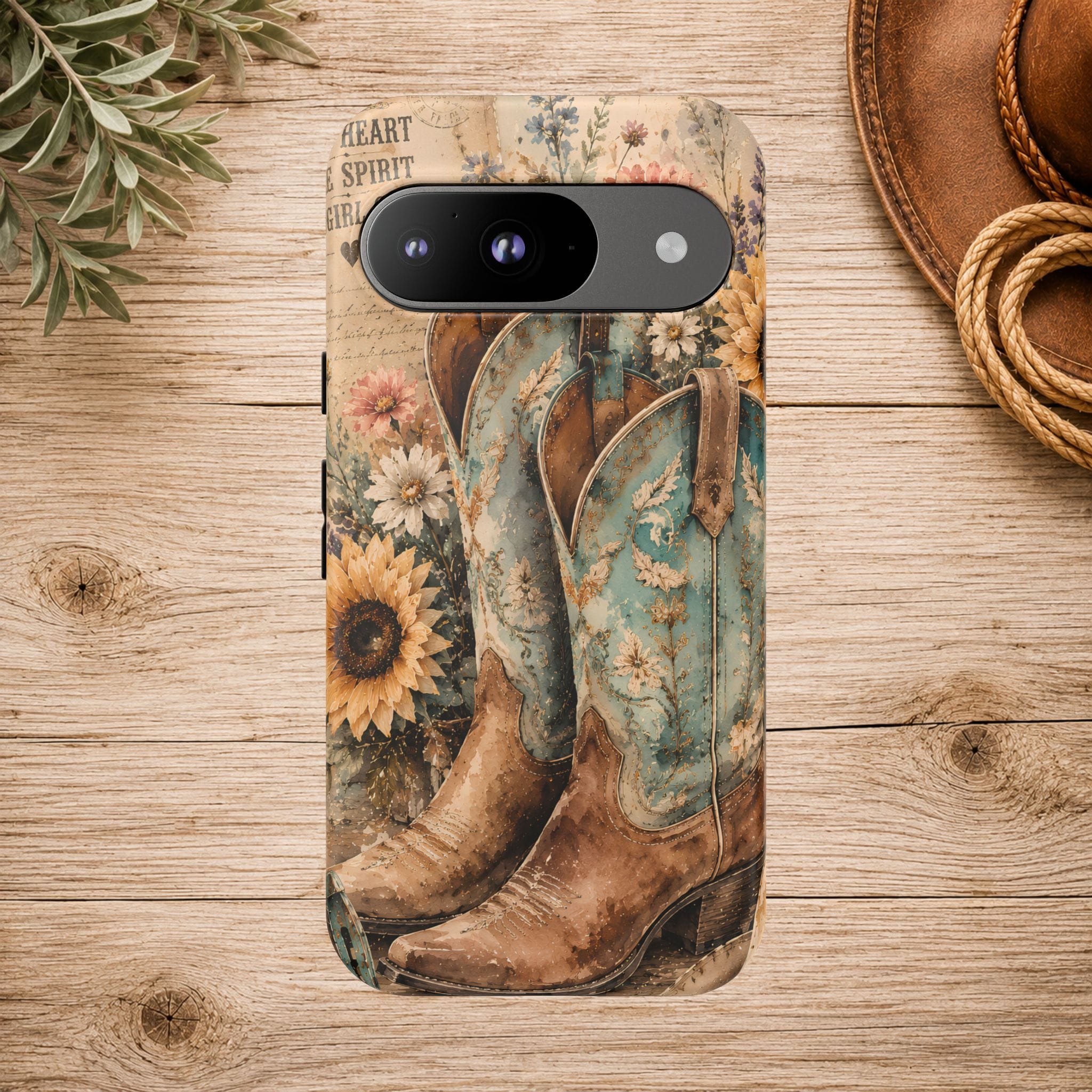 Rustique Sunflower Western iPhone Cover