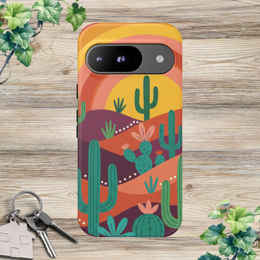 Desert Sunset Cactus Phone Case