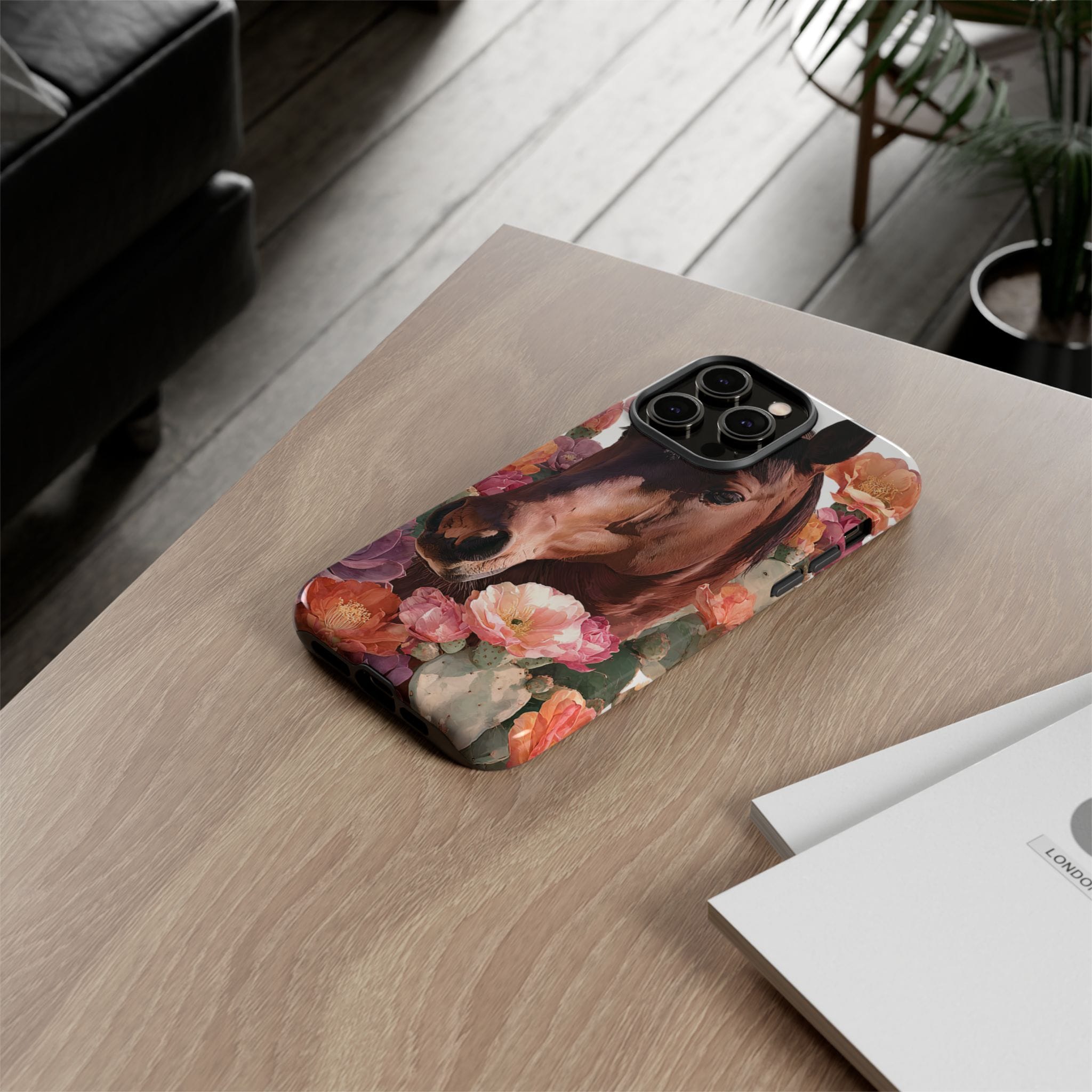 Horse Floral Phone Case