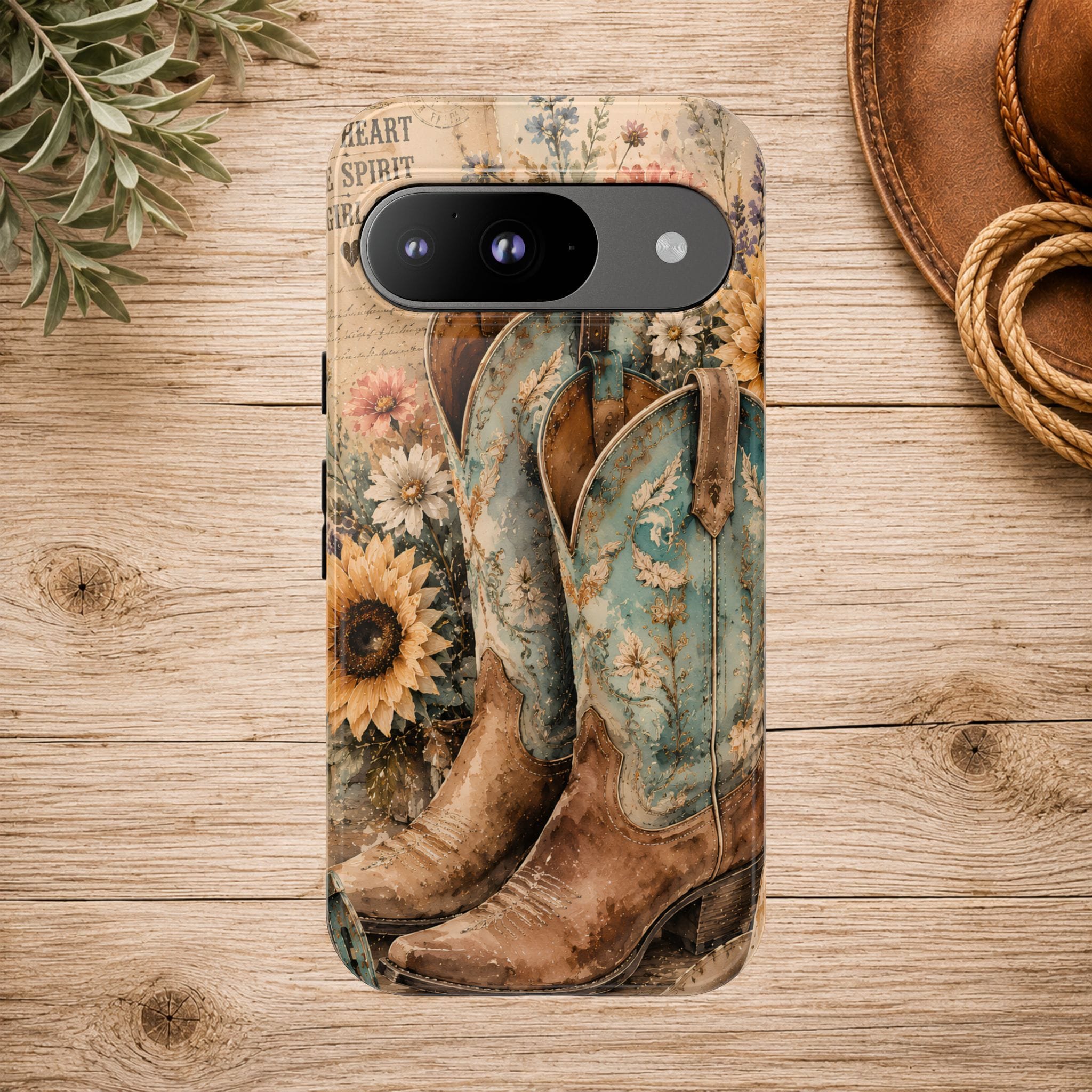 Rustique Sunflower Western iPhone Cover