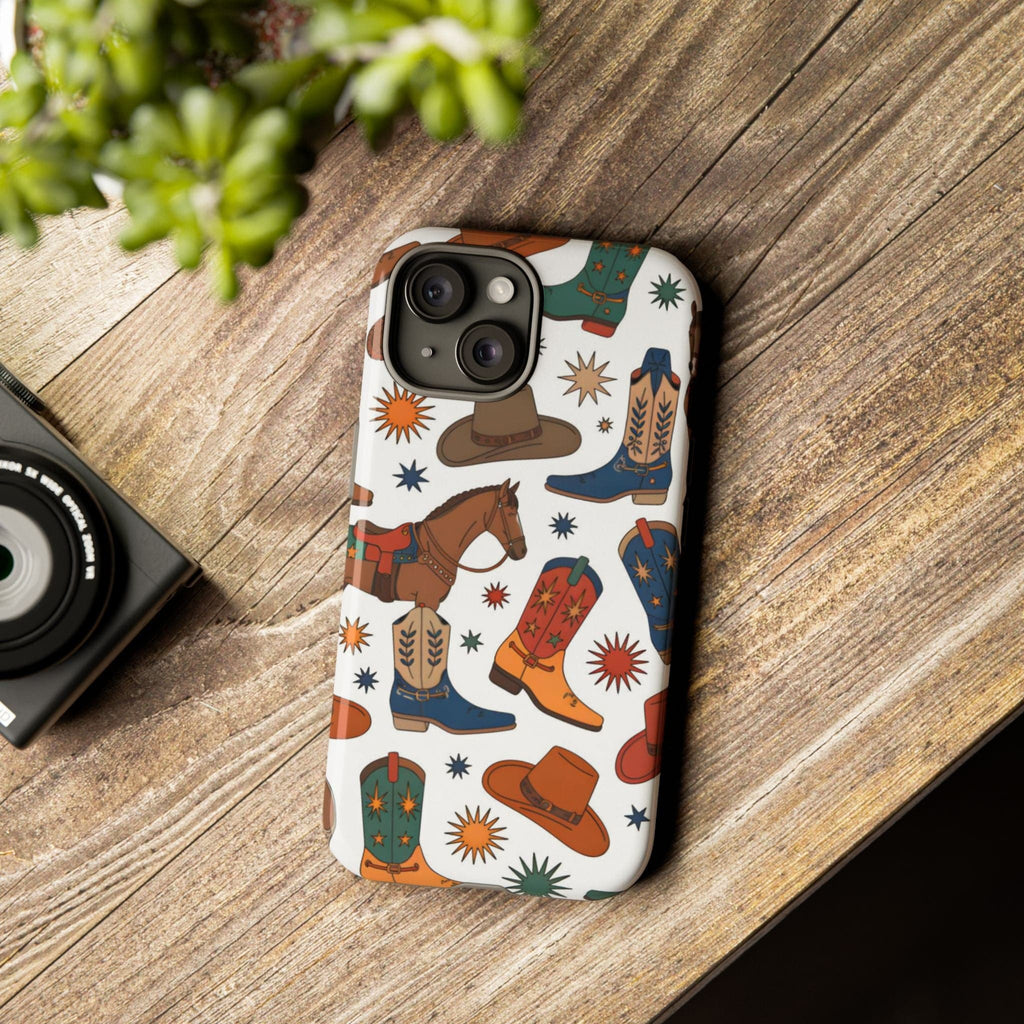 Cowboy Boots, Hats & Horses Phone Case