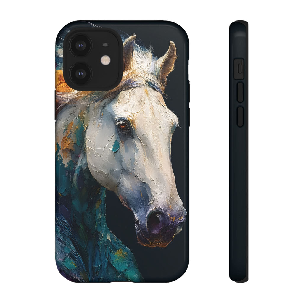 White Horse Art Phone Case