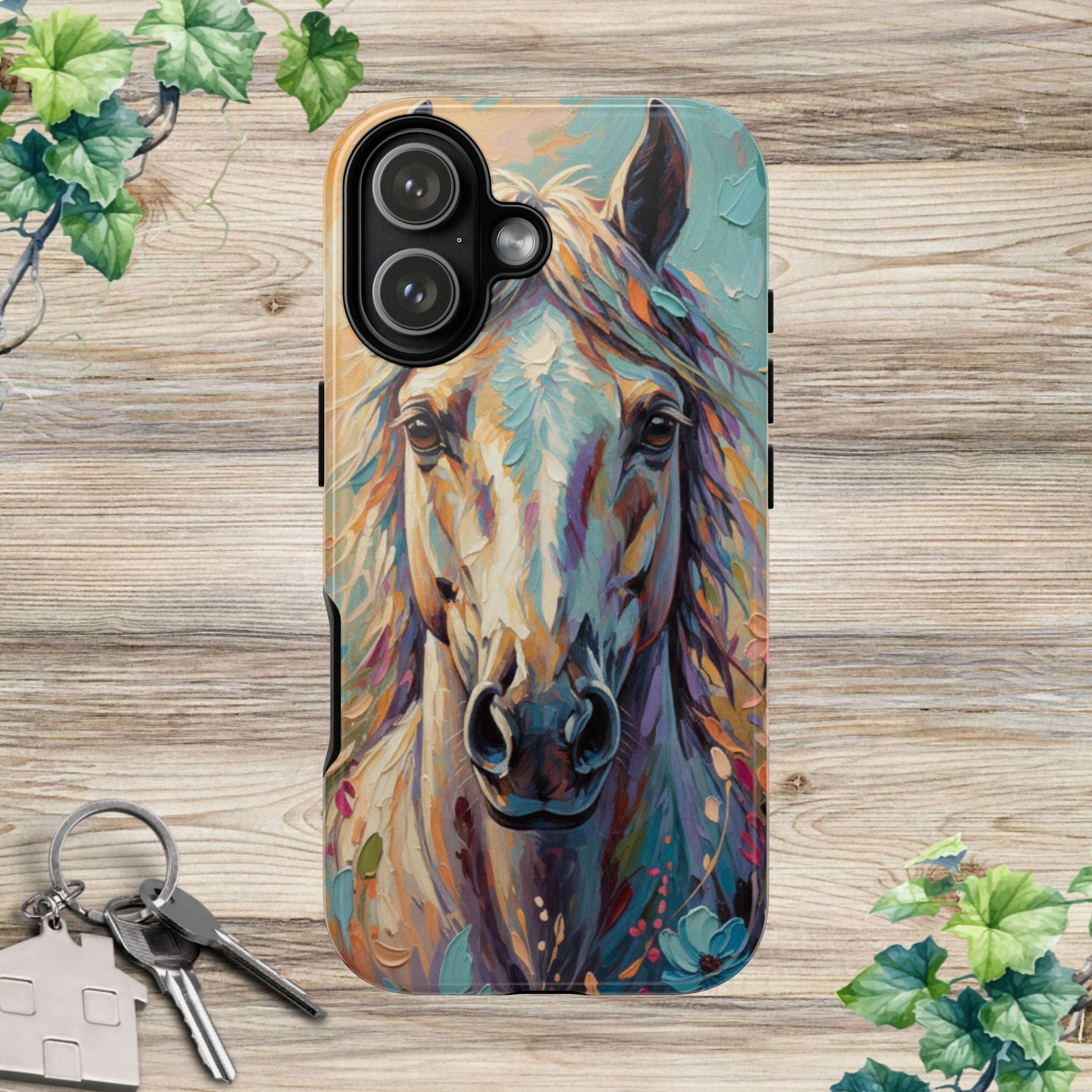 Blooming Spirit Horse Phone Case