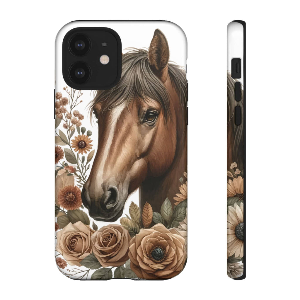 Painted Horse & Roses – Phone Case