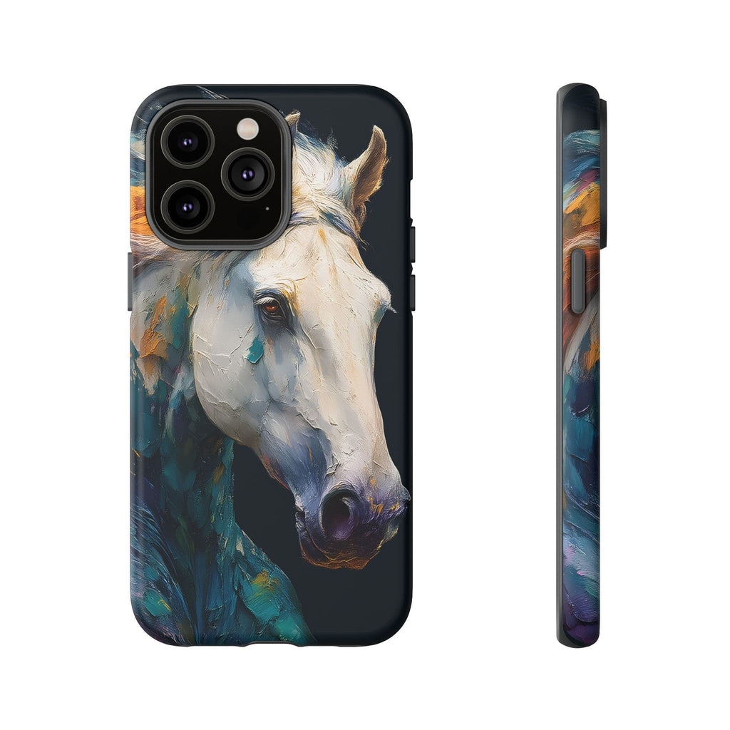 White Horse Art Phone Case