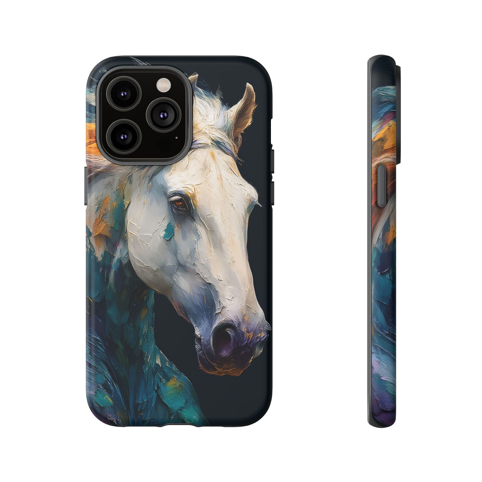 White Horse Art Phone Case