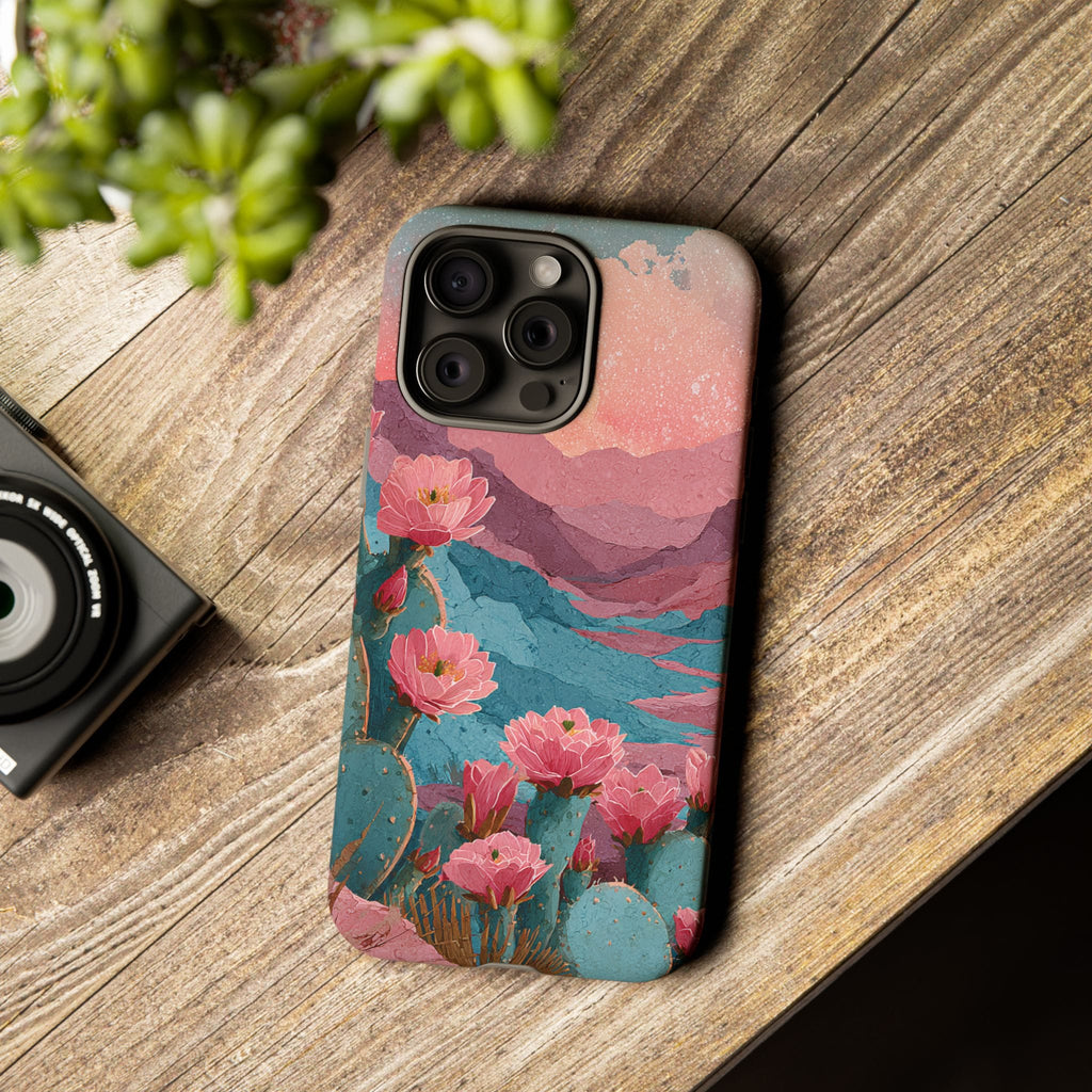 Desert Bloom Sunset Phone Case