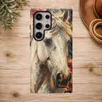 Patriotic White Horse Phone Case