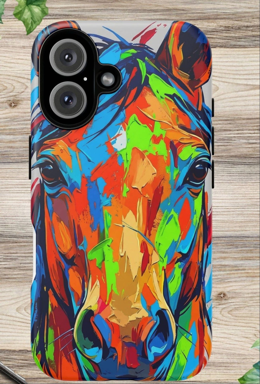 Colorful Abstract Horse Phone Case