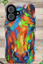 Colorful Abstract Horse Phone Case