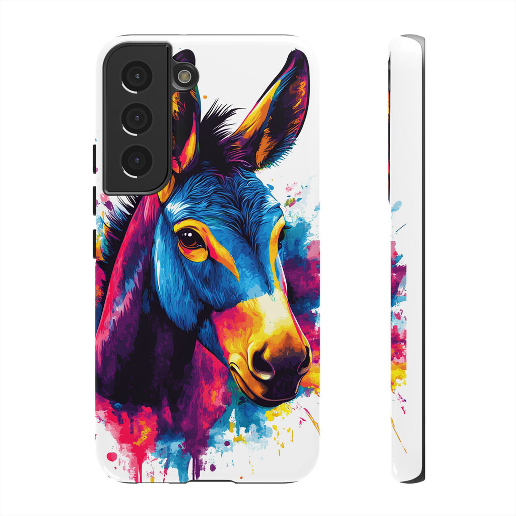 Color Splash Donkey Phone Case
