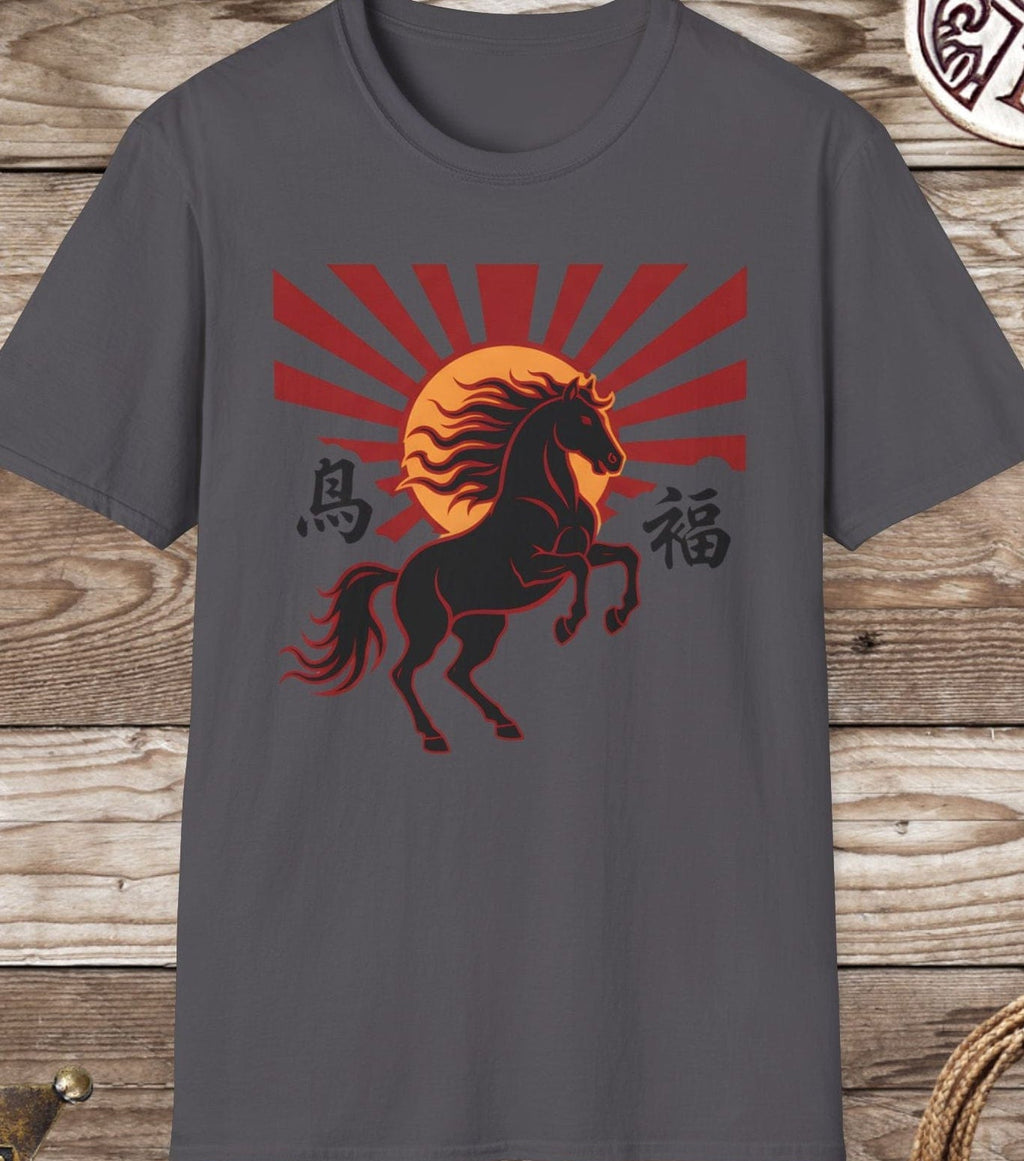 Horse Rising Sun T-Shirt
