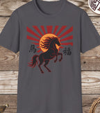 Horse Rising Sun T-Shirt