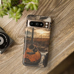Guitar in a Wet Field -Phone Case